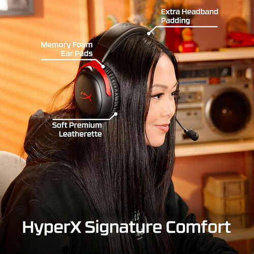 HyperX Cloud III S Wireless - Noir/Rouge