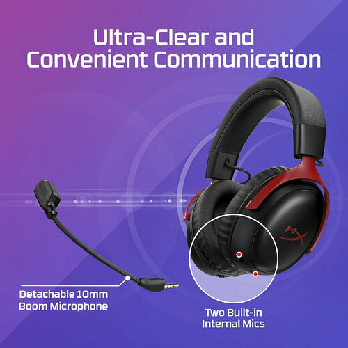 HyperX Cloud III S Wireless - Noir/Rouge