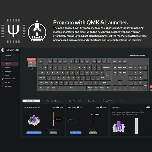 Keychron K10 HE - Noir (AZERTY)