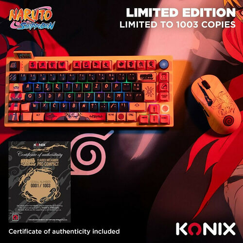 Konix Naruto Pro Gaming Keyboard (AZERTY)