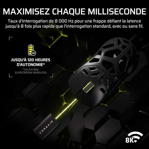 Corsair Sabre V2 Pro Wireless Magnesium Alloy - Noir