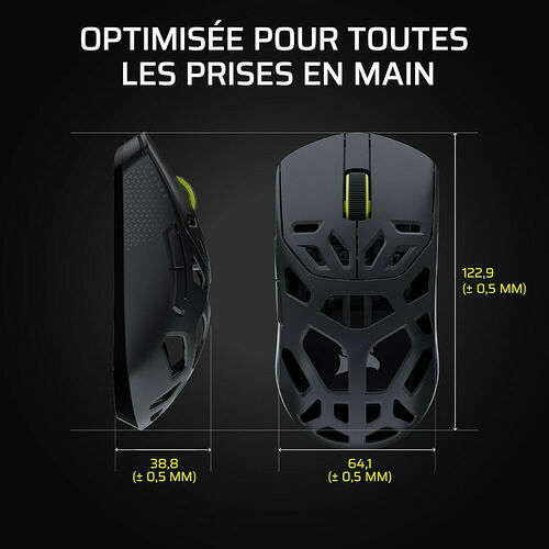Corsair Sabre V2 Pro Wireless Magnesium Alloy - Noir