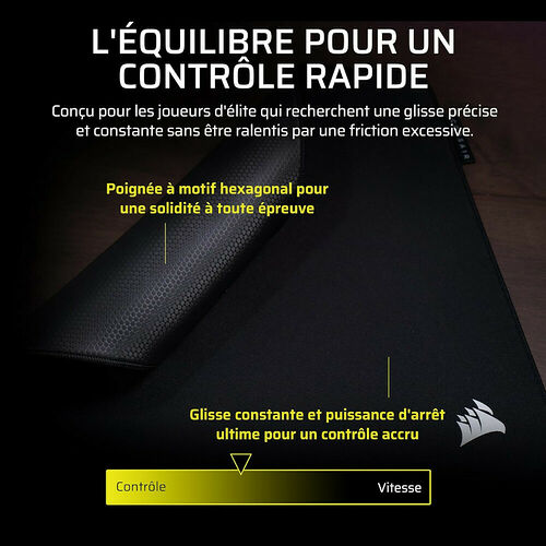 Corsair MM PRO Control Noir - M