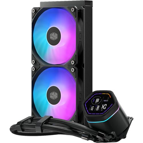 Cooler Master MasterLiquid Core Nex Digital 240 ARGB - Noir
