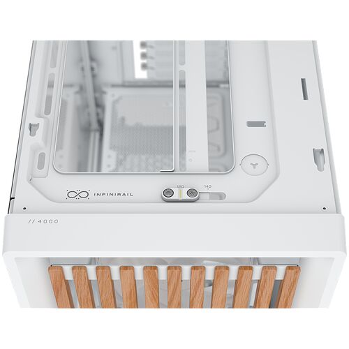 Corsair Frame 4000D RS Wood - Blanc