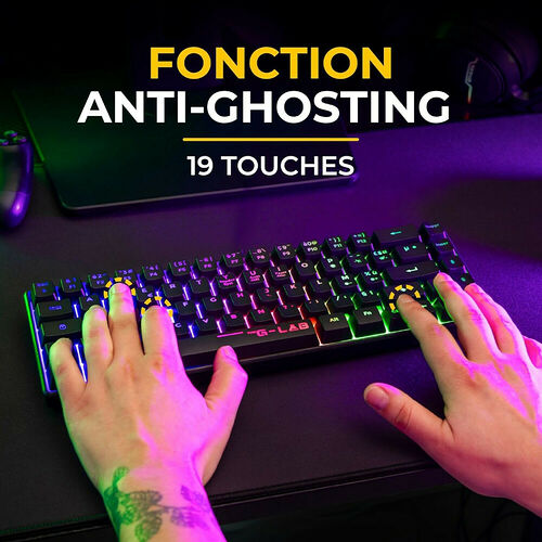 The G-Lab Keyz Hydrogen Wireless - Noir (AZERTY)