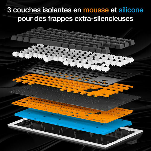 be quiet! Dark Mount Silent Tactile (AZERTY)