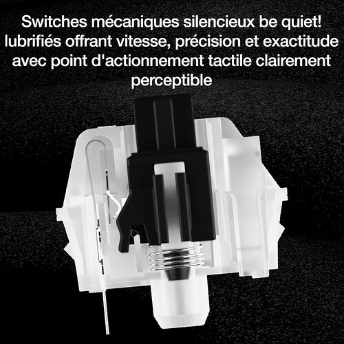 be quiet! Dark Mount Silent Tactile (AZERTY)