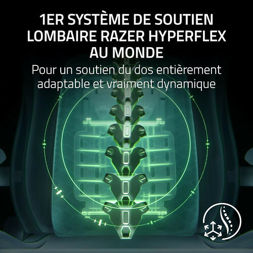 Razer Iskur V2 NewGen - Vert