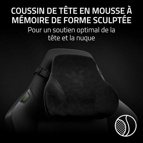 Razer Iskur V2 NewGen - Noir