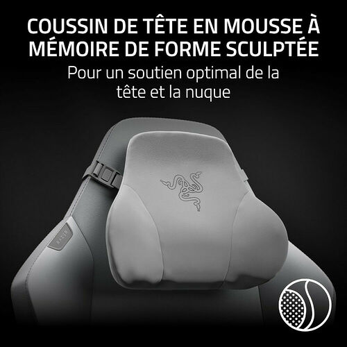 Razer Iskur V2 NewGen - Gris