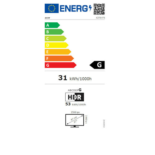 Acer Predator X27UF5BMIIPPRUZX