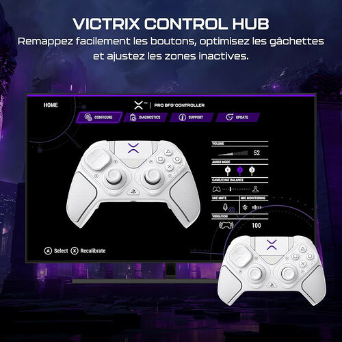 Turtle Beach Victrix Pro BFG Reloaded PS5 - Blanc