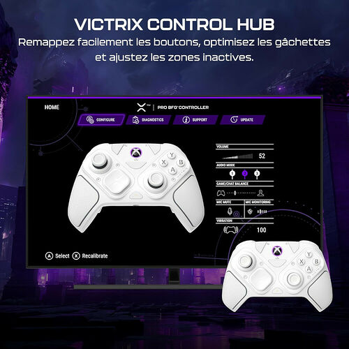 Turtle Beach Victrix Pro BFG Reloaded Xbox - Blanc