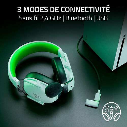 Razer Blackshark V3 X HyperSpeed Xbox - Blanc