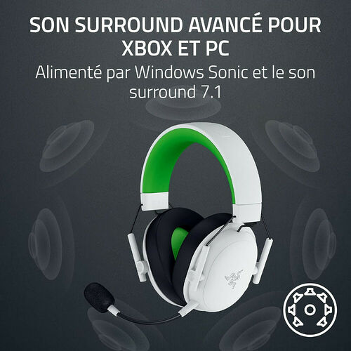 Razer Blackshark V3 X HyperSpeed Xbox - Blanc