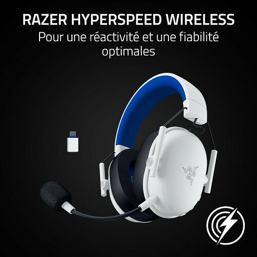 Razer Blackshark V3 X HyperSpeed Playstation - Blanc