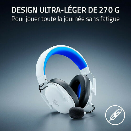 Razer Blackshark V3 X HyperSpeed Playstation - Blanc