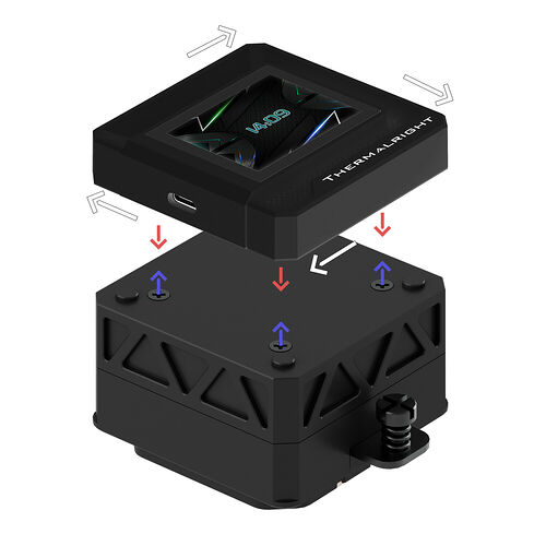 Thermalright Frozen Warframe SE 360 ARGB V2 - Noir