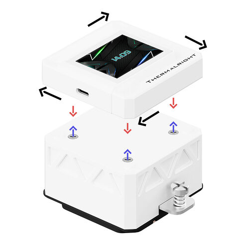 Thermalright Frozen Warframe SE 360 ARGB V2 - Blanc