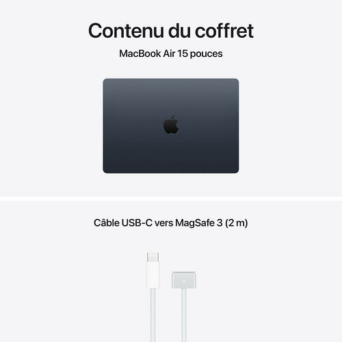 Apple MacBook Air M5 15" - Minuit - 16 Go/1 To (MDVK4FN/A)