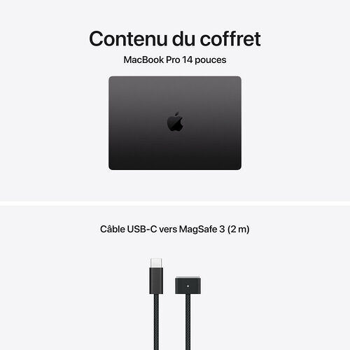 Apple MacBook Pro M5 14" - Noir Sidéral - 24 Go/2 To (MGDT4FN/A)