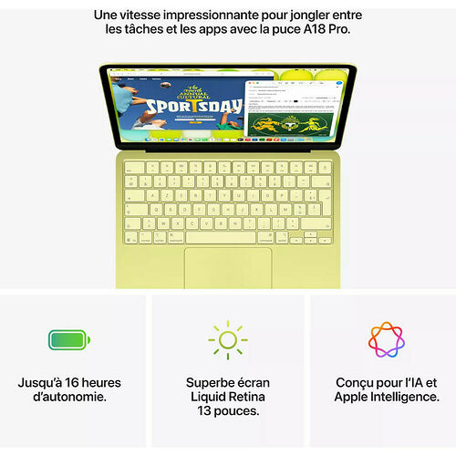 Apple MacBook Neo Indigo - 8 Go/256 Go (MHFF4FN/A)