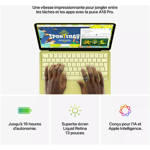 Apple MacBook Neo Argent - 8 Go/512 Go (MHFC4FN/A)