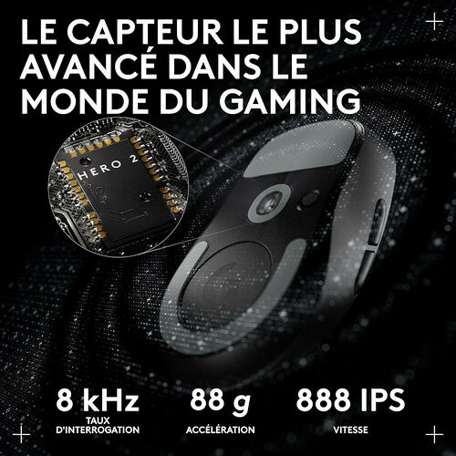 Logitech G PRO X Superlight 2c - Noir