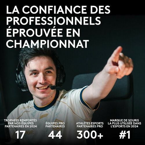 Logitech G PRO X Superlight 2c - Noir