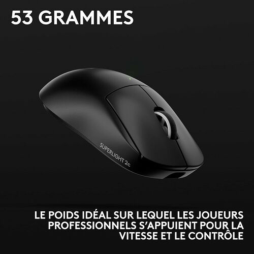 Logitech G PRO X Superlight 2c - Noir