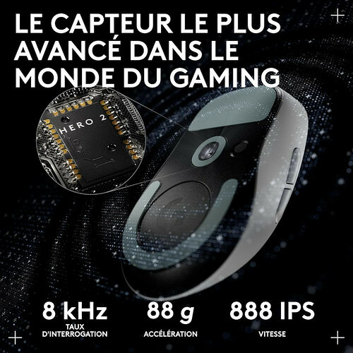 Logitech G PRO X Superlight 2c - Blanc
