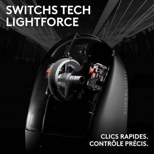 Logitech G PRO X Superlight 2c - Blanc