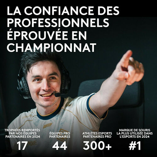 Logitech G PRO X Superlight 2c - Blanc