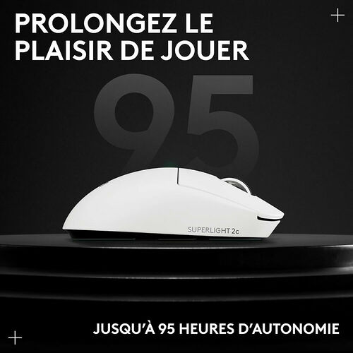 Logitech G PRO X Superlight 2c - Blanc