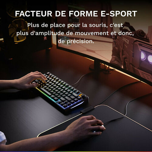 Glorious GMBK 75% - Noir (AZERTY)