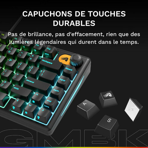 Glorious GMBK 75% - Noir (AZERTY)