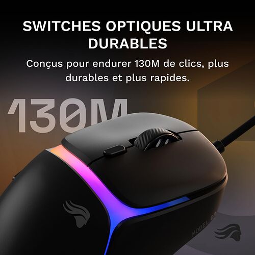 Glorious Model D3 Wired - Noir