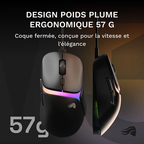 Glorious Model D3 Wired - Noir