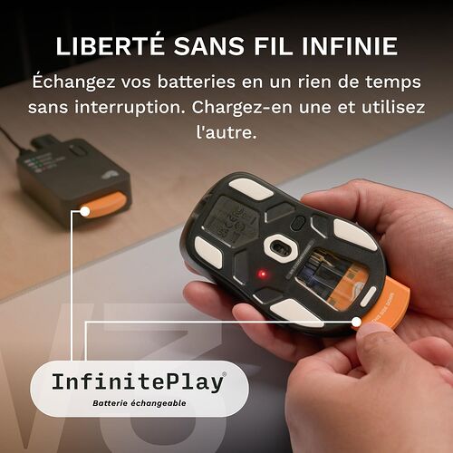 Glorious Model D3 Wireless - Noir