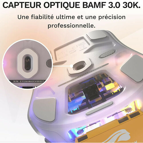 Glorious Model D3 Wireless - Blanc