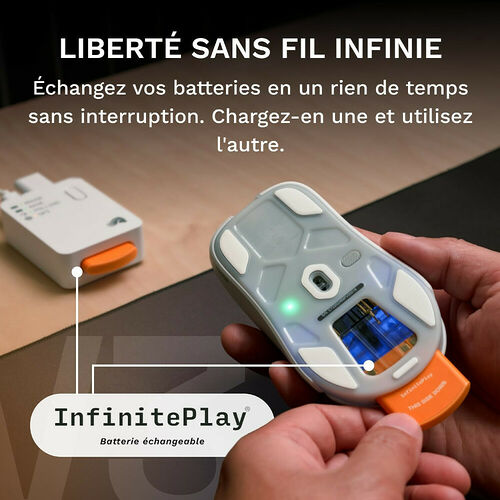 Glorious Model O3 Wireless - Blanc