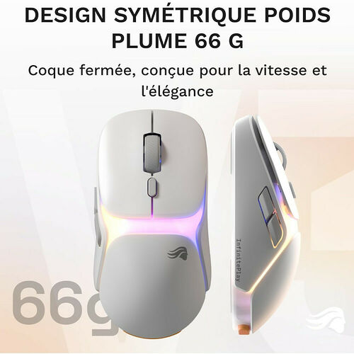 Glorious Model O3 Wireless - Blanc