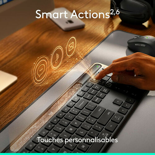 Logitech Signature Slim Solar+ wireless keyboard K980 (AZERTY)