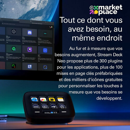 Elgato Stream Deck Neo - Noir