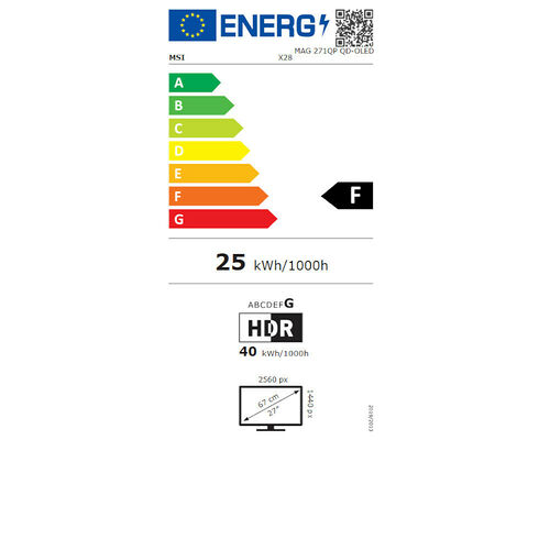 MSI MAG 271QP QD-OLED X28