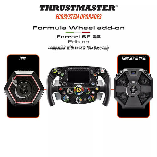 Thrustmaster Formula Wheel Add-On Ferrari SF-25