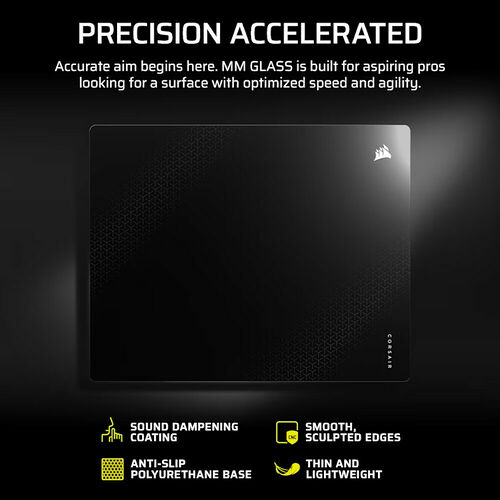 Corsair MM Glass - Noir