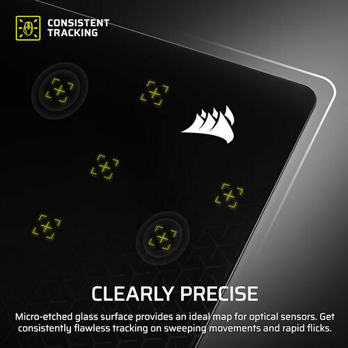 Corsair MM Glass - Noir