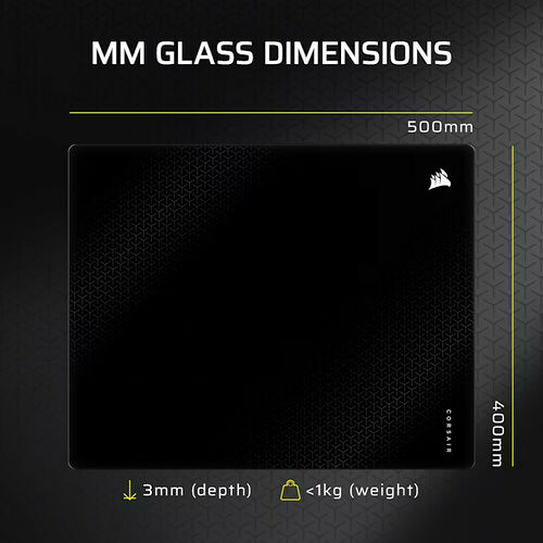 Corsair MM Glass - Noir